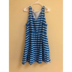 💙☁️ blue and white stripe skater dress ☁️💙